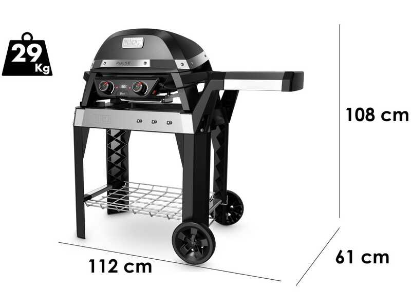 Weber Pulse 2000 - Barbecue &eacute;lectrique avec chariot