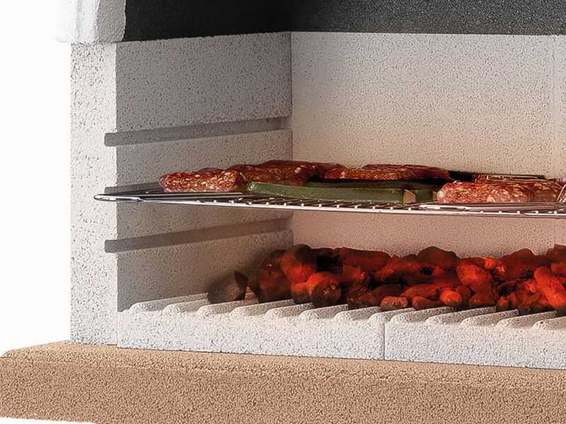 Palazzetti Rimini - Barbecue &agrave; bois et charbon en ma&ccedil;onnerie