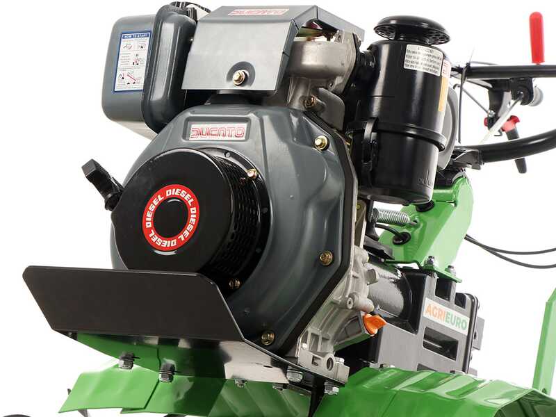 Motobineuse diesel AgriEuro Premium-Line AGRI 102 -  Moteur &agrave; Diesel de 296cm3