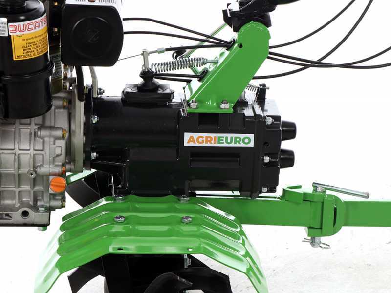 Motobineuse diesel AgriEuro Premium-Line AGRI 102 -  Moteur &agrave; Diesel de 296cm3
