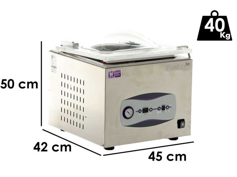 BesserVacuum FUSION32 - Machine sous-vide &agrave; cloche - Barre de soudure 30 cm