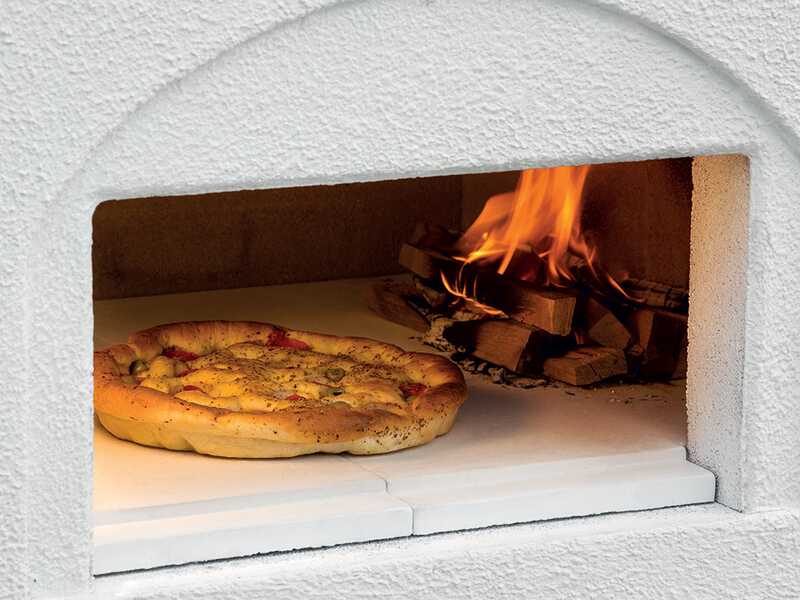 Palazzetti Easy Medium - Four &agrave; bois d'ext&eacute;rieur - Avec chambre 77x65 - Capacit&eacute; de cuisson 4 pizzas