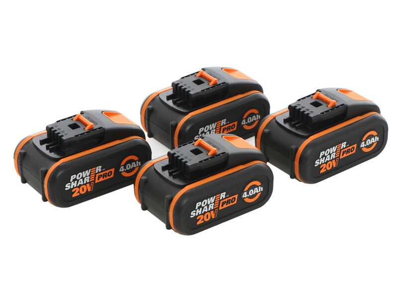 Worx Nitro WG761E - Tondeuse &agrave; gazon autotract&eacute;e &agrave; batterie - 80V / 4Ah - coupe de 51 cm