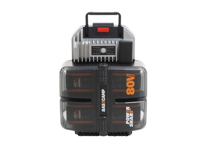 Worx Nitro WG761E - Tondeuse &agrave; gazon autotract&eacute;e &agrave; batterie - 80V / 4Ah - coupe de 51 cm