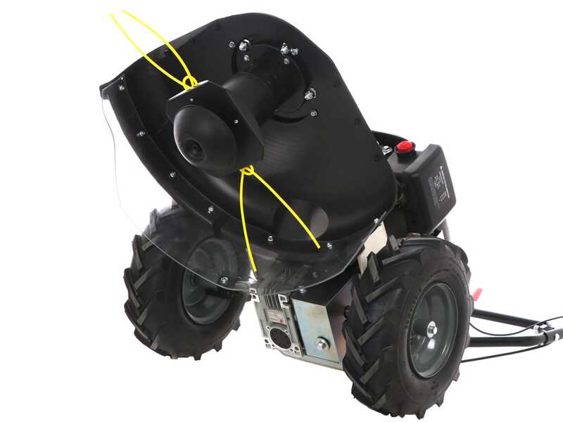 BlackStone WGT 60-173 SP - D&eacute;broussailleuse &agrave; roues &agrave; essence 4 temps autotract&eacute;e