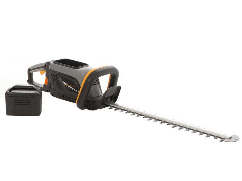 Taille-haies &eacute;lectrique &agrave; batterie Alpina AHT 48 LI - Longueur de la lame 58 cm - Batterie et chargeur inclus