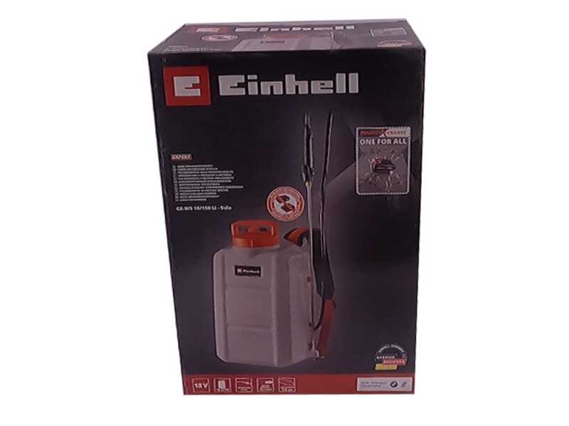 Einhell GE-WS 18/150 Li - Pulv&eacute;risateur &agrave; dos &agrave; batterie - 18V 2.5Ah