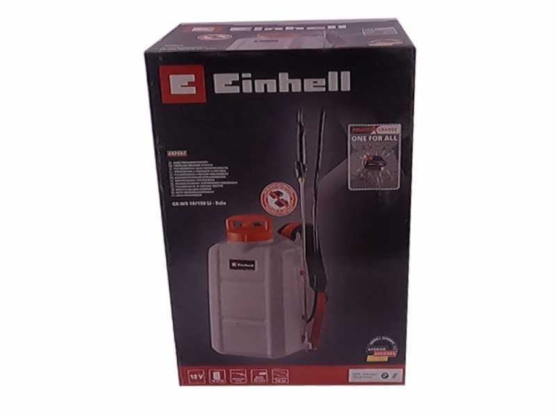 Pulv&eacute;risateur &agrave; dos &agrave; batterie  Einhell GE-WS 18/150 Li- 18V - 2.5Ah - R&eacute;servoir de 17 L