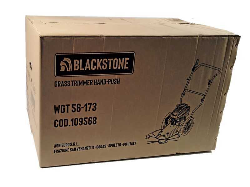 BlackStone WGT 56-173 - D&eacute;broussailleuse &agrave; roues &agrave; essence 4 temps &agrave; pouss&eacute;e manuelle