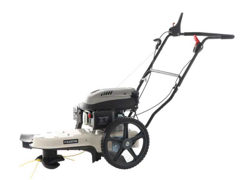 BlackStone WGT 56-173 - D&eacute;broussailleuse &agrave; roues &agrave; essence 4 temps &agrave; pouss&eacute;e manuelle