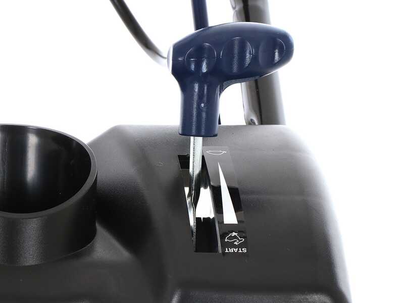BullMach ACHILLE 51 - Tondeuse &agrave; gazon thermique tract&eacute;e - 4 en 1 -  Moteur de 224 cc - D&eacute;marrage &eacute;lectrique