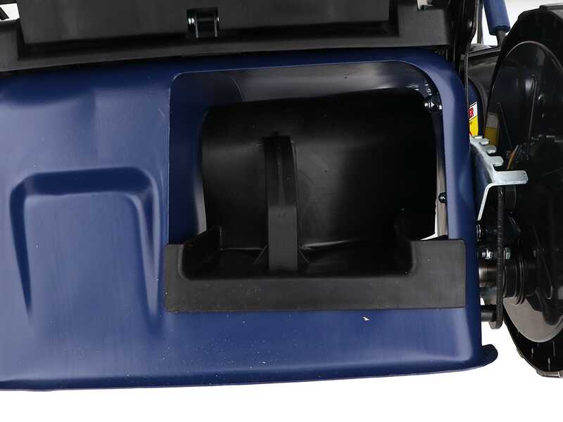 BullMach ACHILLE 51 - Tondeuse &agrave; gazon thermique tract&eacute;e - 4 en 1 -  Moteur de 224 cc - D&eacute;marrage &eacute;lectrique