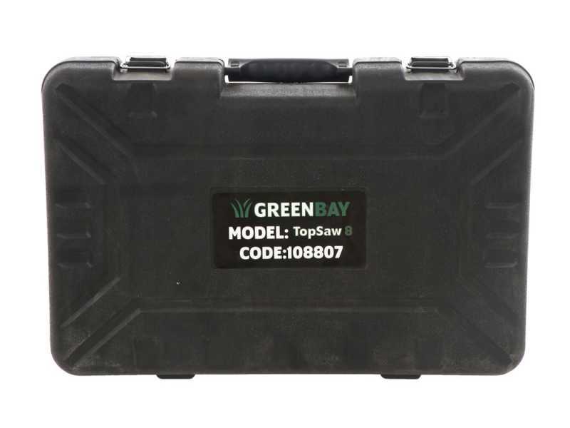 &Eacute;lagueuse &agrave; batterie GreenBay TopSaw 8 - 2 batteries de 21V - 4Ah