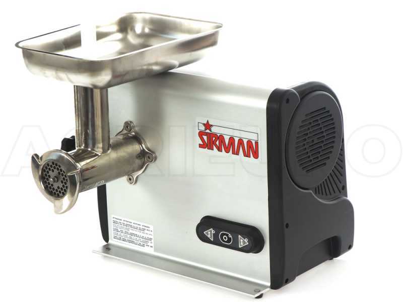Sirman TC 12 Dakota - Hachoir &agrave; viande &eacute;lectrique - en acier inox - 750W