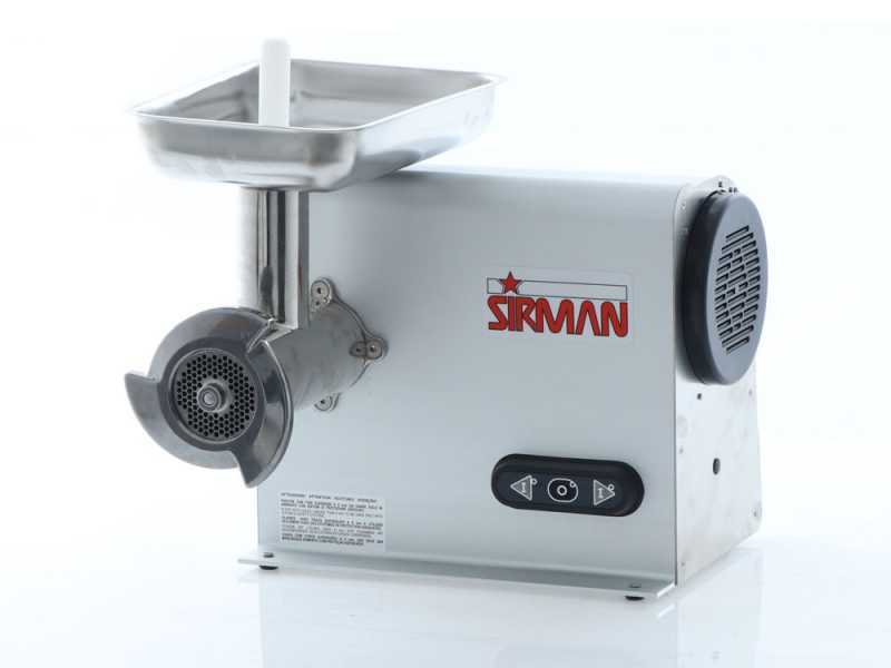 Sirman TC 12 Dakota FX - Hachoir &agrave; viande &eacute;lectrique - en aluminium et acier inox - 1100W