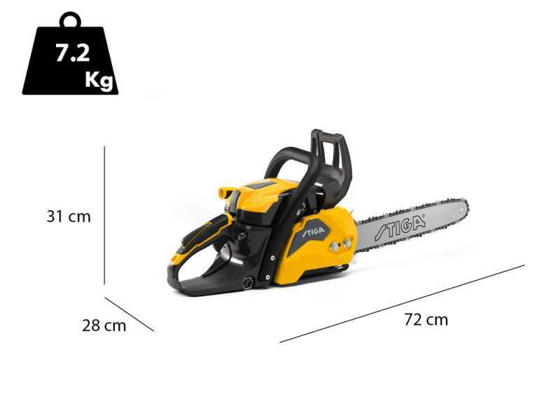 Tron&ccedil;onneuse thermique Stiga CS 540 - Moteur 2 temps 38,5cc - Guide 35 cm 14&quot;