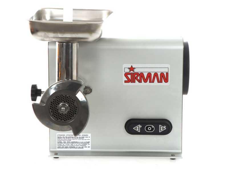 Sirman TC 12 Dakota FX - Hachoir &agrave; viande &eacute;lectrique - en aluminium et acier inox - 750W