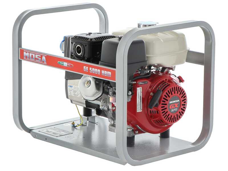 MOSA GE 5000 HBM - Groupe &eacute;lectrog&egrave;ne &agrave; essence 4.5 kW - Continu 3.6 kW Monophas&eacute;