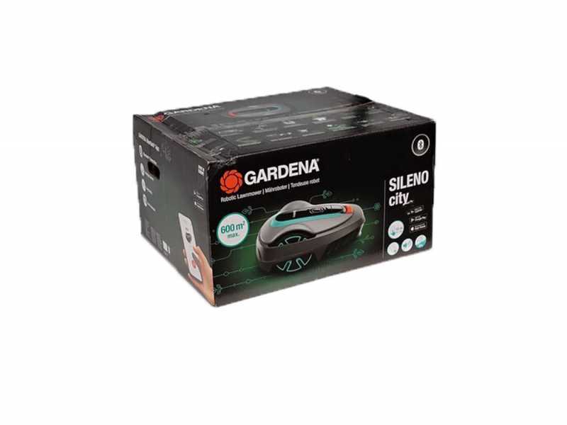 Gardena SILENO city 600 - Robot tondeuse - Connexion Bluetooth - Largeur de coupe 16 cm