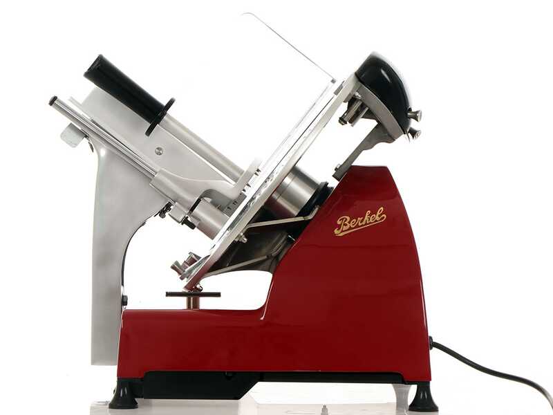 Berkel Red Line 300 Rouge - Trancheuse avec lame en acier chrom&eacute; de 300 mm