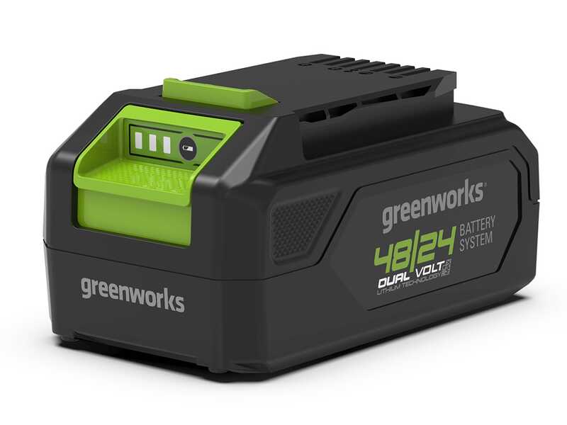 Greenworks GD48LM46SP - Tondeuse &agrave; gazon autotract&eacute;e &agrave; batterie 48V/4Ah + une batterie 48V 2Ah offerte - Coupe 46 cm