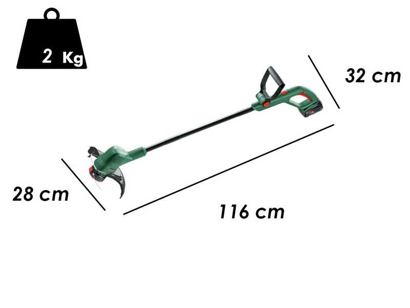Bosch EasyGrassCut 18V / 26 - Coupe-bordure &agrave; batterie  - 18 V 2 Ah