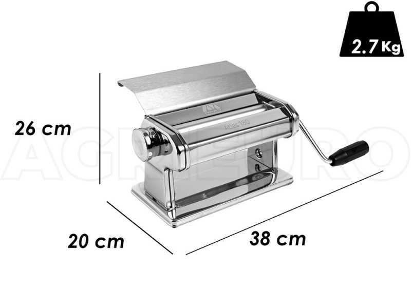 Marcato Atlas 180 Roller Slide - Laminoir - Machine &agrave; p&acirc;tes manuelle en INOX