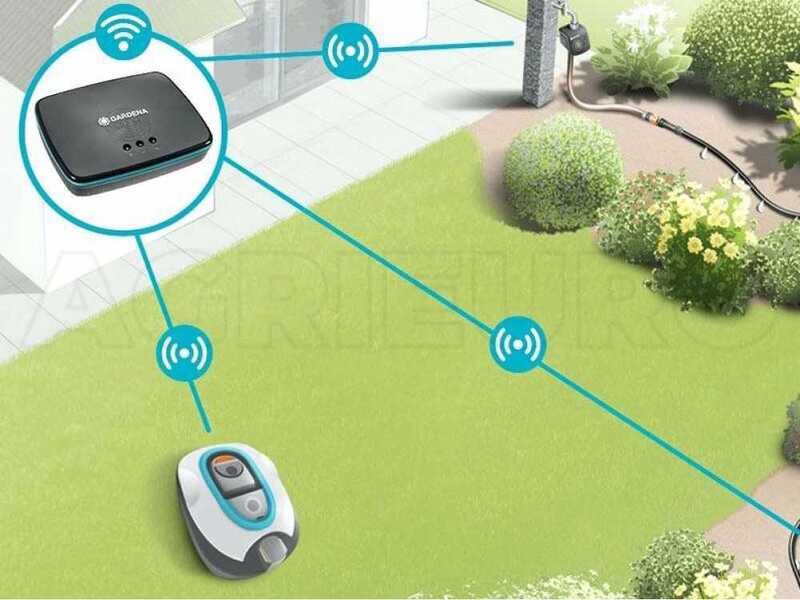 Gardena SILENO life 1000 set Smart - Robot tondeuse - Gestion Gardena Smart App - Surface conseill&eacute;e 1000 m&sup2;