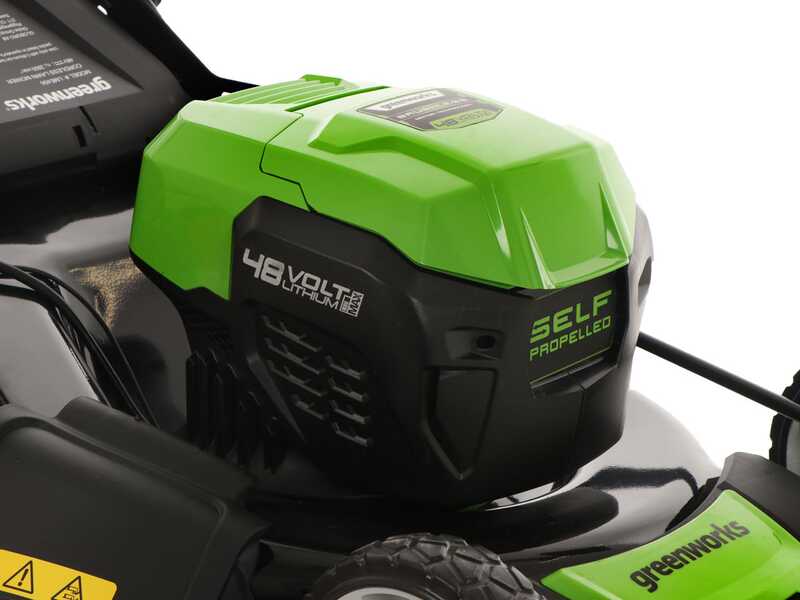 Greenworks GD48LM51SP - Tondeuse &agrave; gazon &agrave; batterie 48V - SANS BATTERIE NI CHARGEUR