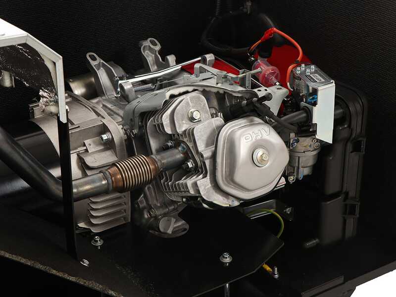 TecnoGen H8000SS - Groupe &eacute;lectrog&egrave;ne insonoris&eacute; 5.8 kW &agrave; essence - Continu 5.2 kW Monophas&eacute;