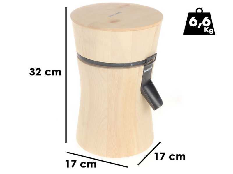 Waldner Mona - Moulin &agrave; farine en pin avec meules en pierre - 400W