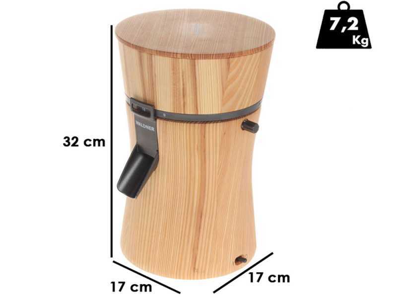 Moulin Waldner Mona en m&eacute;l&egrave;ze - Moteur de 400W - 120gr par minute