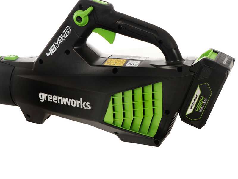 Souffleur &agrave; batterie axial Greenworks G48AB 48V - SANS BATTERIE NI CHARGEUR