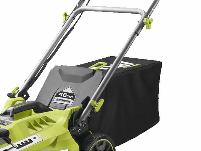 Tondeuse &agrave; batterie RYOBI RLM36X46H50PG - 36V - 5Ah - bac de 45 l - coupe de 46 cm
