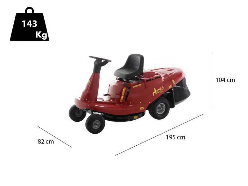 Tracteur tondeuse rider Eurosystems ASSO 67 Mini rider - Moteur B&amp;S 21R5 POWER BUILT 344 cm3 - 7.7 Kw