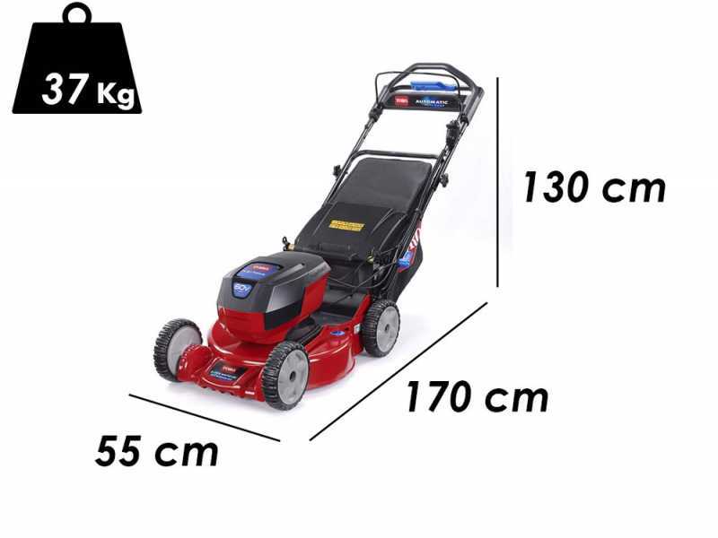 Tondeuse &agrave; batterie TORO Super Recycler  TO-21848 - 60V - 6Ah - Coupe de 48 cm - Bac de 60 L