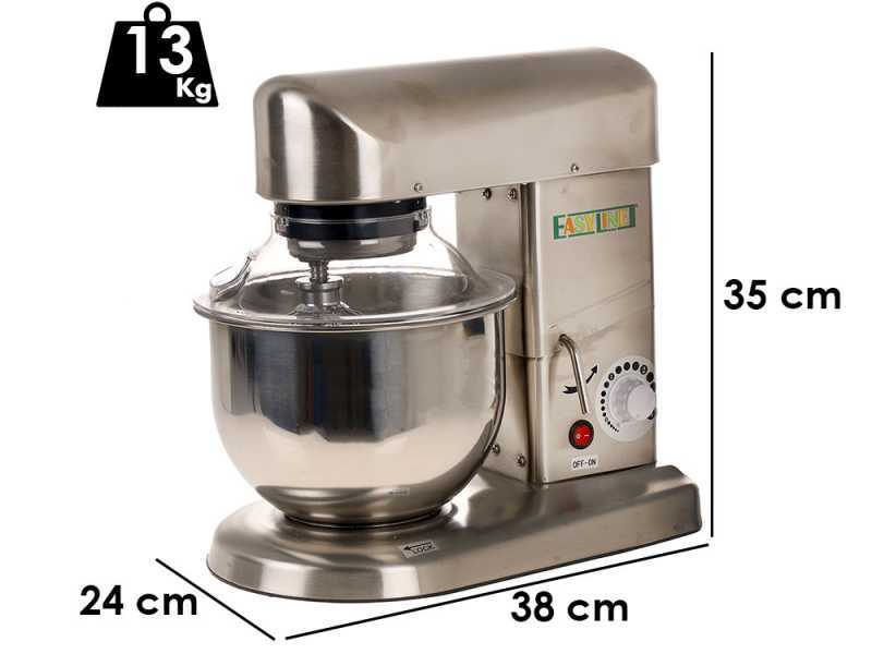 FIMAR EASYLINE SLB5 - Batteur M&eacute;langeur Plan&eacute;taire - Cuve de 5 litres