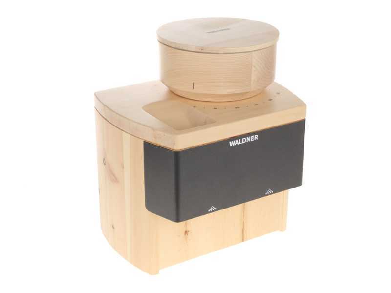 Waldner Luis - Moulin &agrave; farine en pin cembro avec meules en pierre - 400W