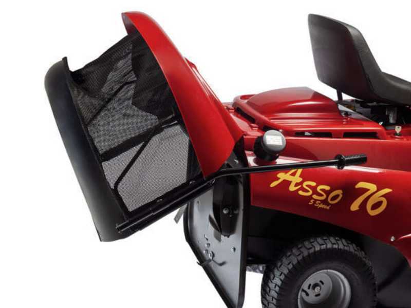 Tondeuse rider autoport&eacute;e Eurosystems ASSO 76 Mini rider -Bo&icirc;te de vitesse manuelle - Largeur de coupe 76 cm