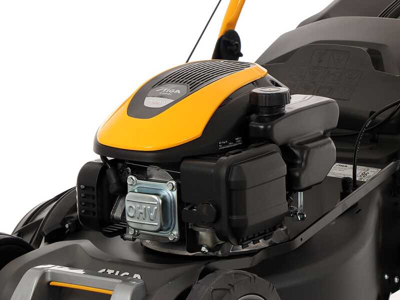 Stiga COMBI 748 S - Tondeuse &agrave; gazon thermique tract&eacute;e  - 4 en 1 - Moteur ST 140