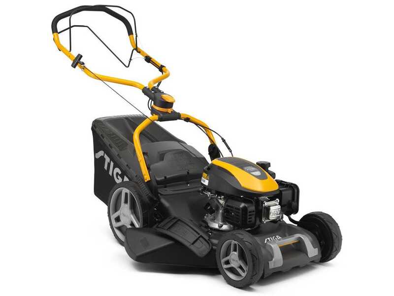 Stiga COMBI 748 S - Tondeuse &agrave; gazon thermique tract&eacute;e  - 4 en 1 - Moteur ST 140