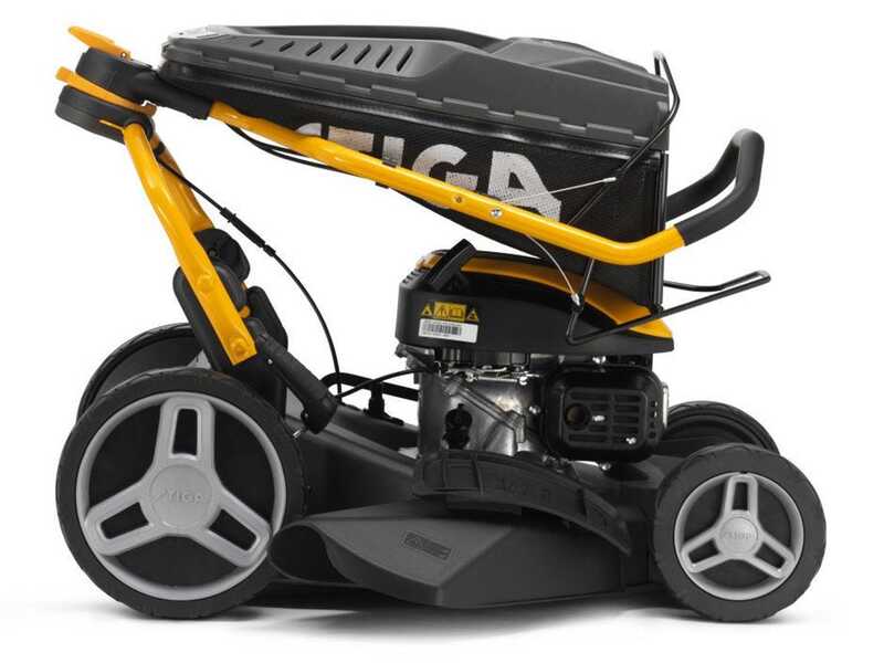 Stiga COMBI 748 S - Tondeuse &agrave; gazon thermique tract&eacute;e  - 4 en 1 - Moteur ST 140