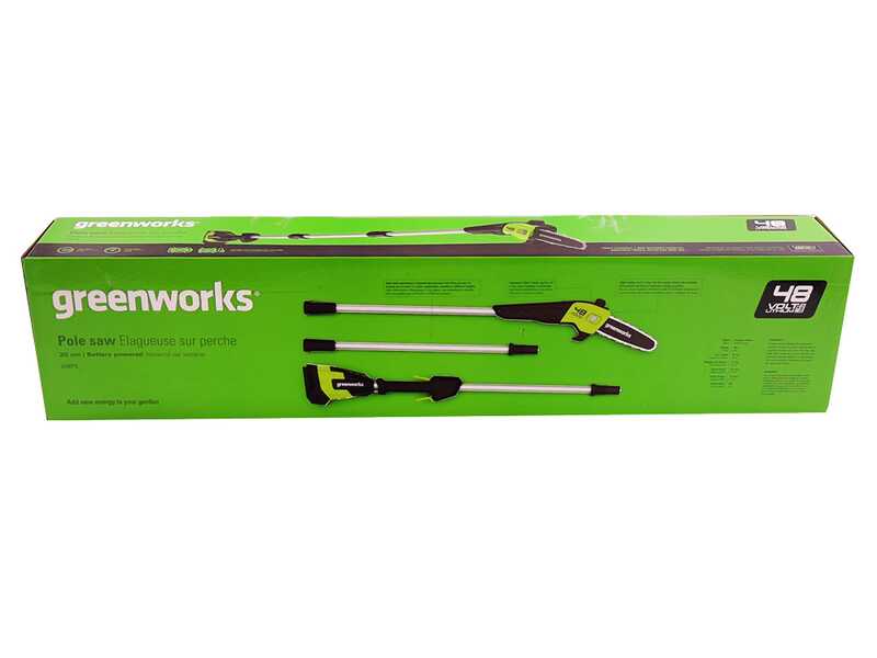 Perche &eacute;lagueuse &agrave; batterie Greenworks G48PS 48V - SANS BATTERIE NI CHARGEUR