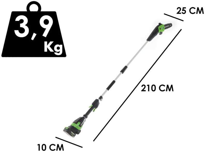Perche &eacute;lagueuse &agrave; batterie Greenworks G48PS 48V - SANS BATTERIE NI CHARGEUR