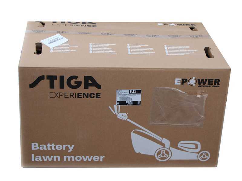 Tondeuse &agrave; gazon &agrave; batterie Stiga COLLECTOR 548e S Kit - 48V/4Ah - Largeur de coupe 46 cm