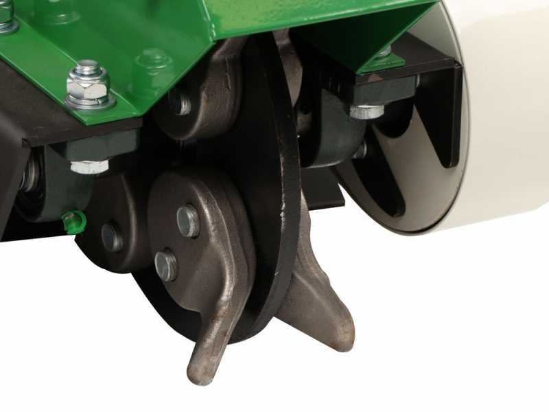 GreenBay Deep BSE-330 - Rogneuse de souches - Moteur B&amp;S XR2100 420 cm3 avec d&eacute;marrage &eacute;lectrique - Roue de coupe avec 8 fraises en carbure de tungst&egrave;ne
