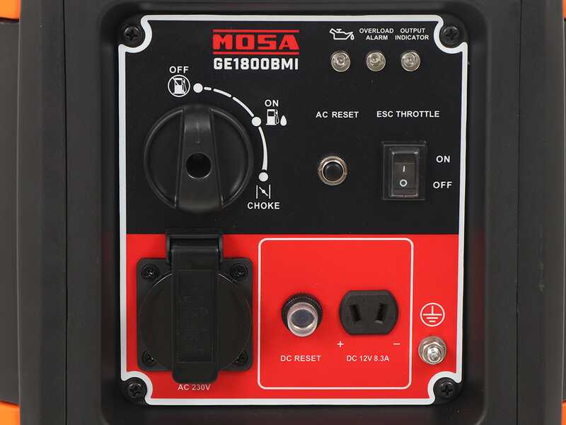 Mosa GE 1800 BMI - Groupe &eacute;lectrog&egrave;ne inverter 2 kW - Continue 1.8 kW Monophas&eacute;