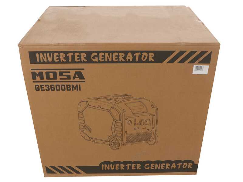 Mosa GE 3600 BMI - Groupe &eacute;lectrog&egrave;ne &agrave; inverter de 4 kW - Version trolley
