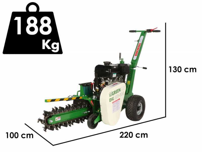 GreenBay DIG BSE-600 - Trancheuse de sols - B&amp;S XR2100