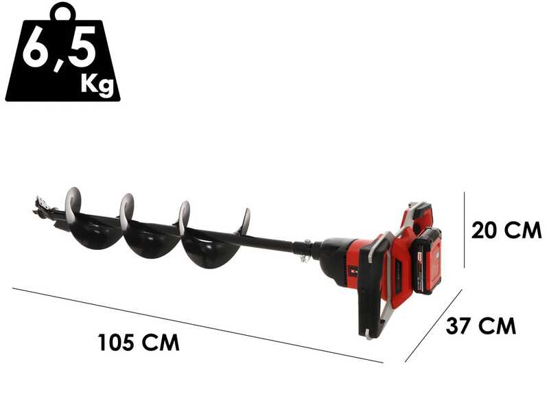 Tari&egrave;re &agrave; batterie Einhell GP-EA 18/150 BL - 18V 2,5Ah - M&egrave;che incluse